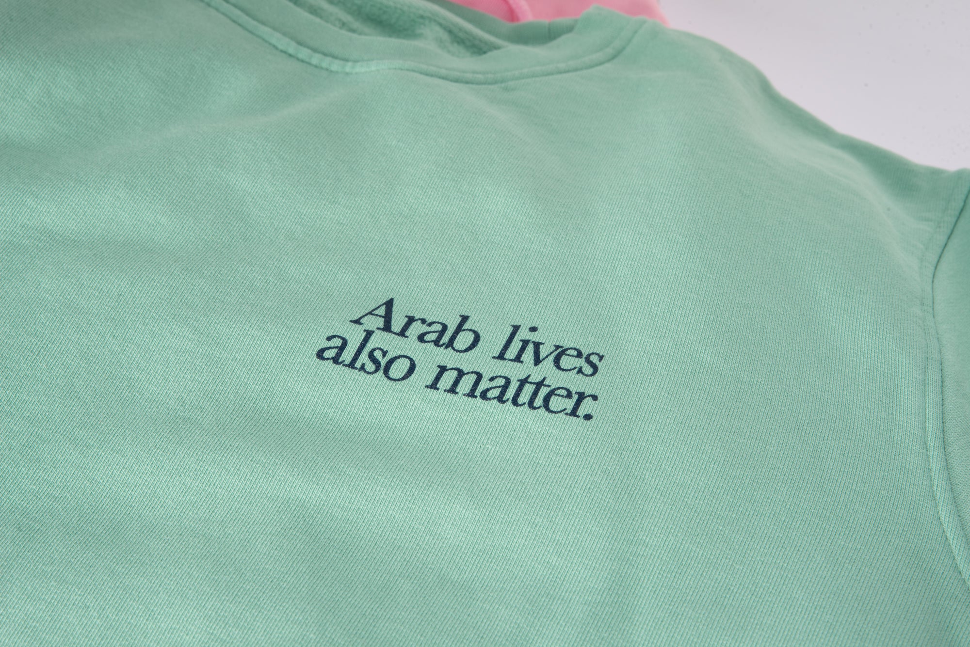 “Arab lives also matter” crewneck sweater