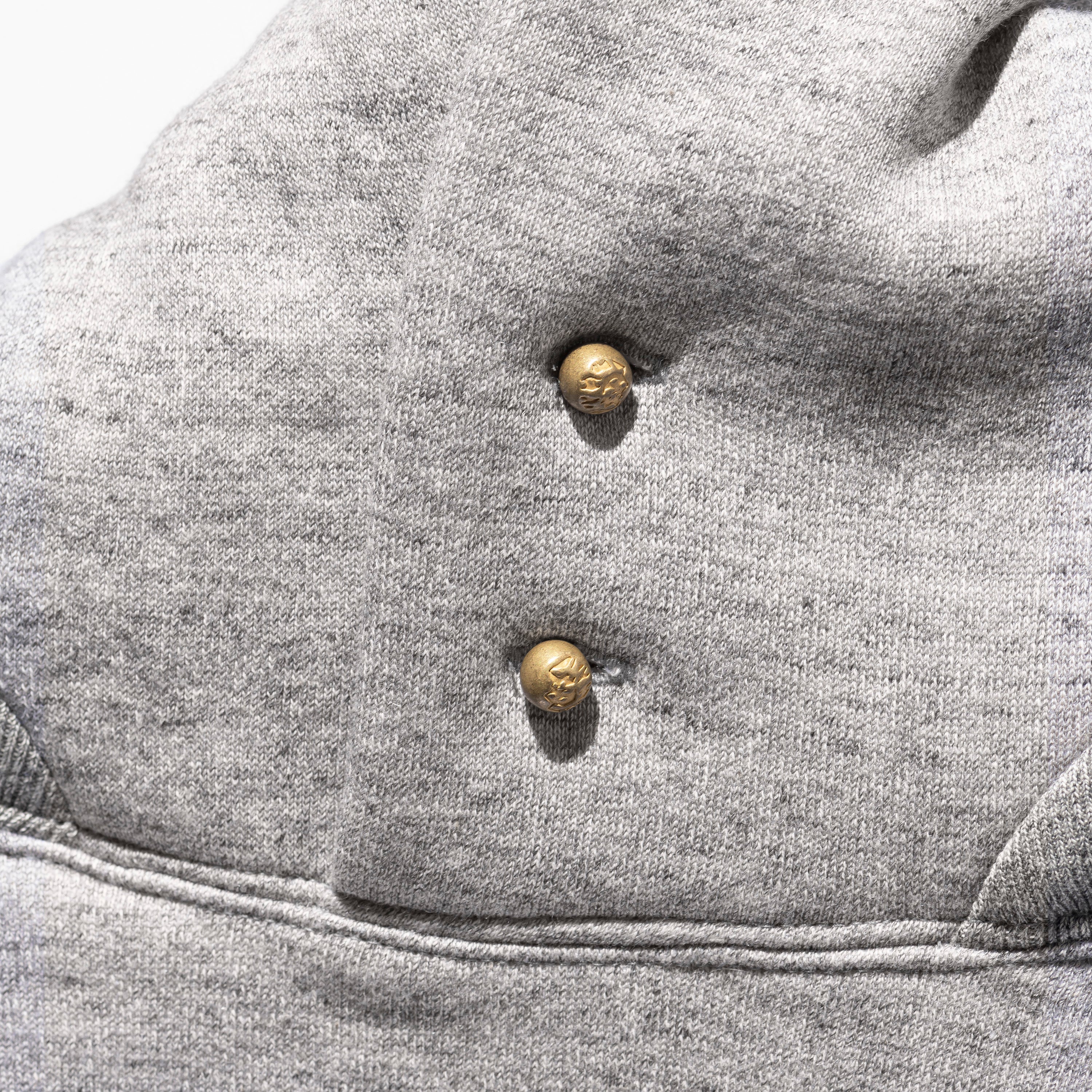 Cashmere Button Maximal Hoodie