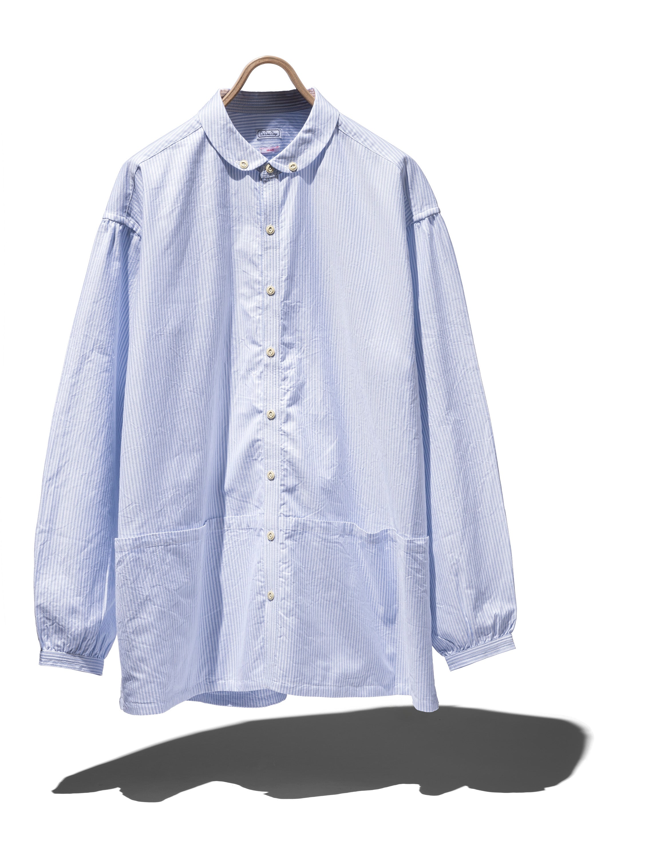 Multi-pocket Blue Shirt