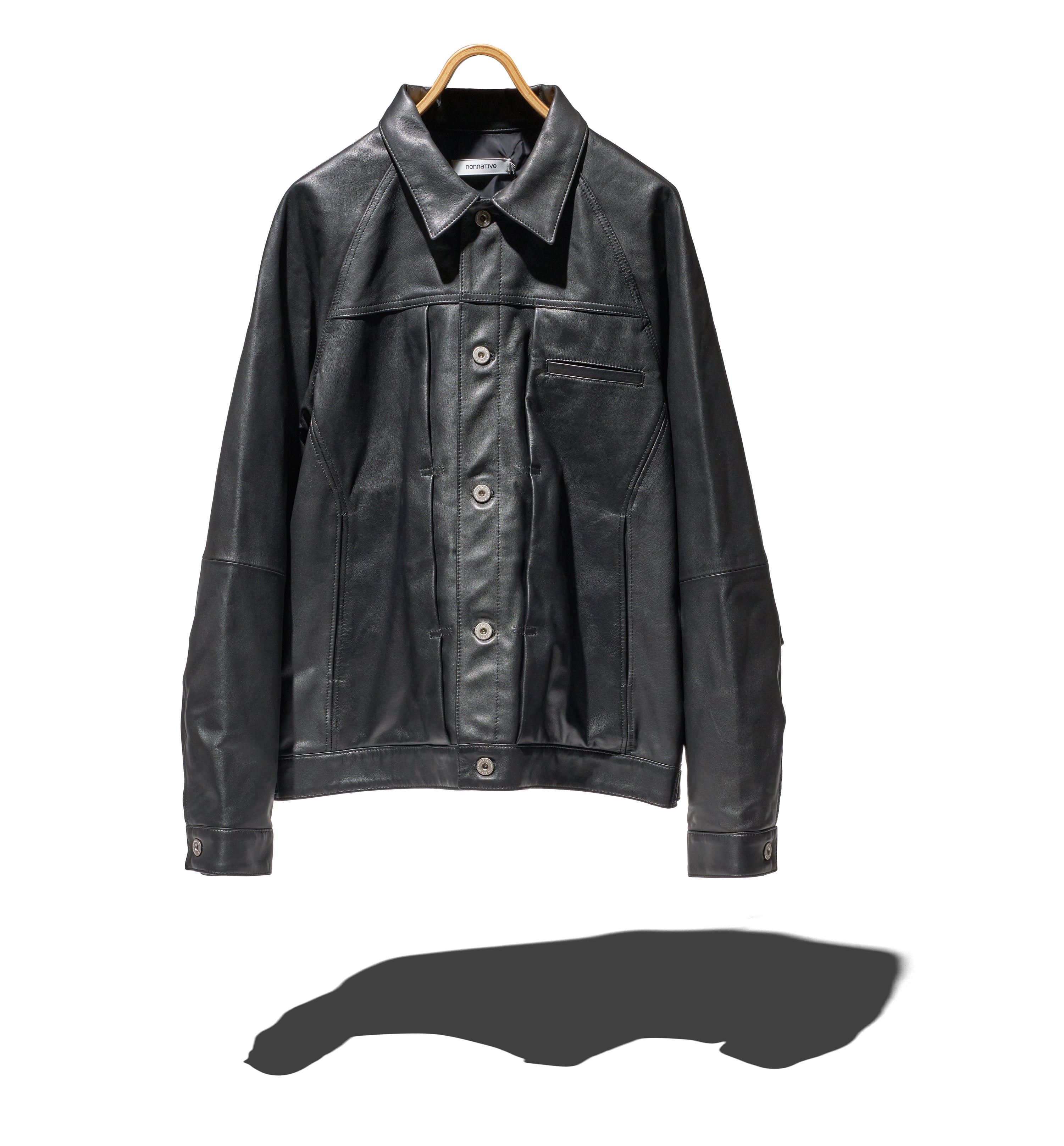 TRUCKER BLOUSON SHEEP LEATHER WITH GORE-TEX WINDSTOPPER®