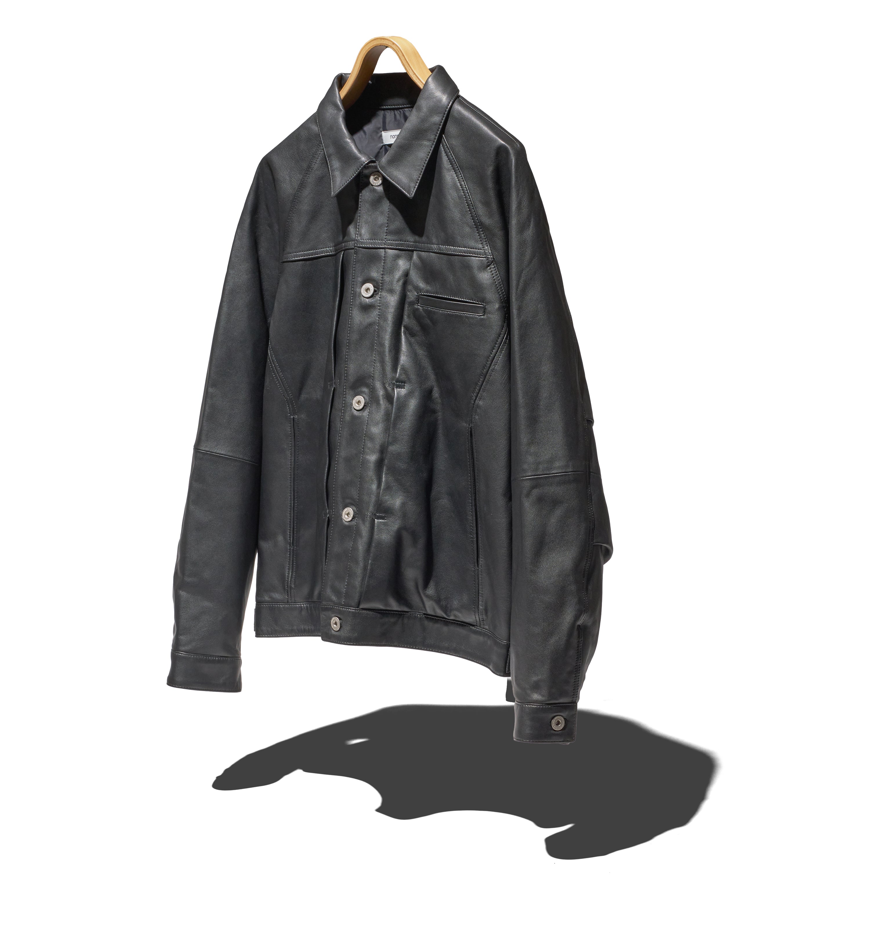 TRUCKER BLOUSON SHEEP LEATHER WITH GORE-TEX WINDSTOPPER®