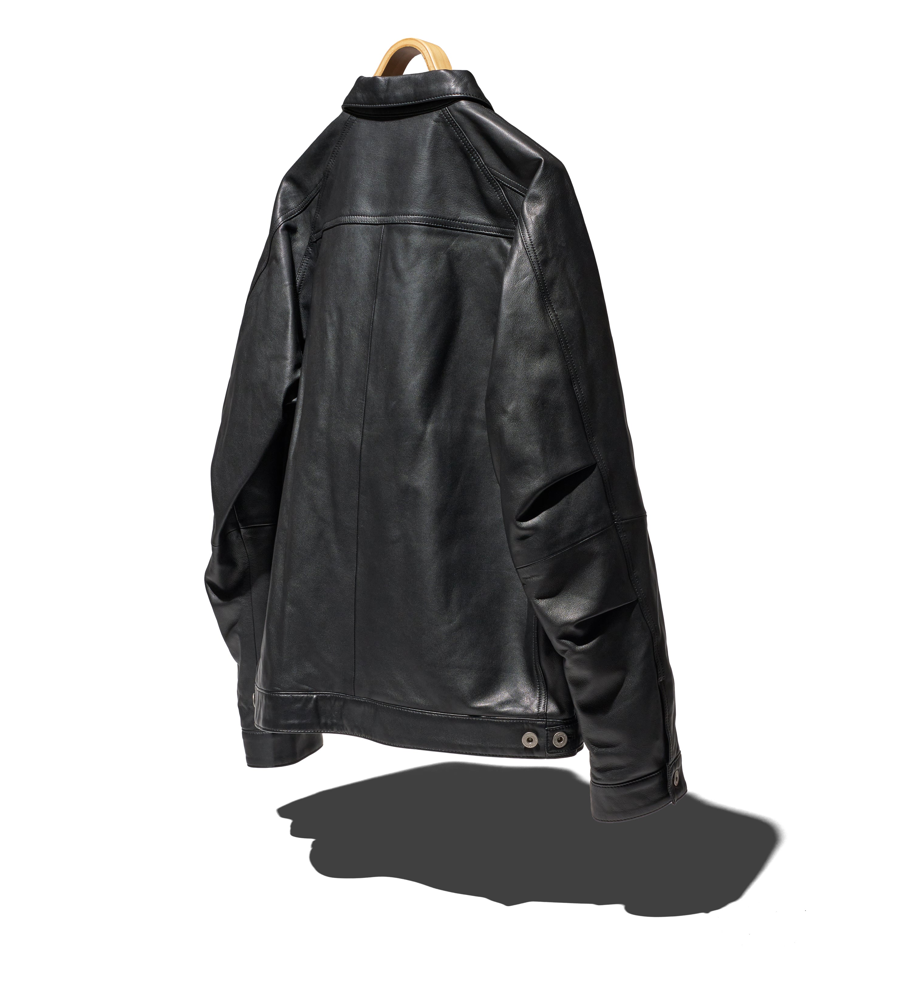 TRUCKER BLOUSON SHEEP LEATHER WITH GORE-TEX WINDSTOPPER®